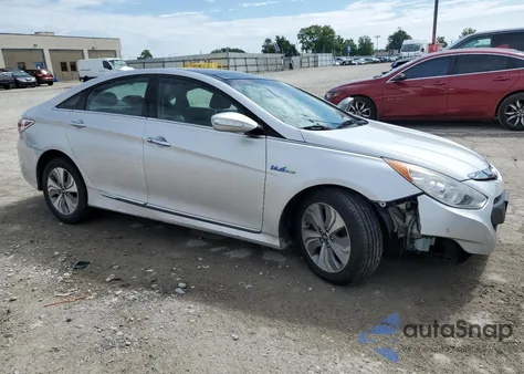 2014 Hyundai Sonata Hybrid из США, поврежденный, VIN KMHEC4A40EA106399